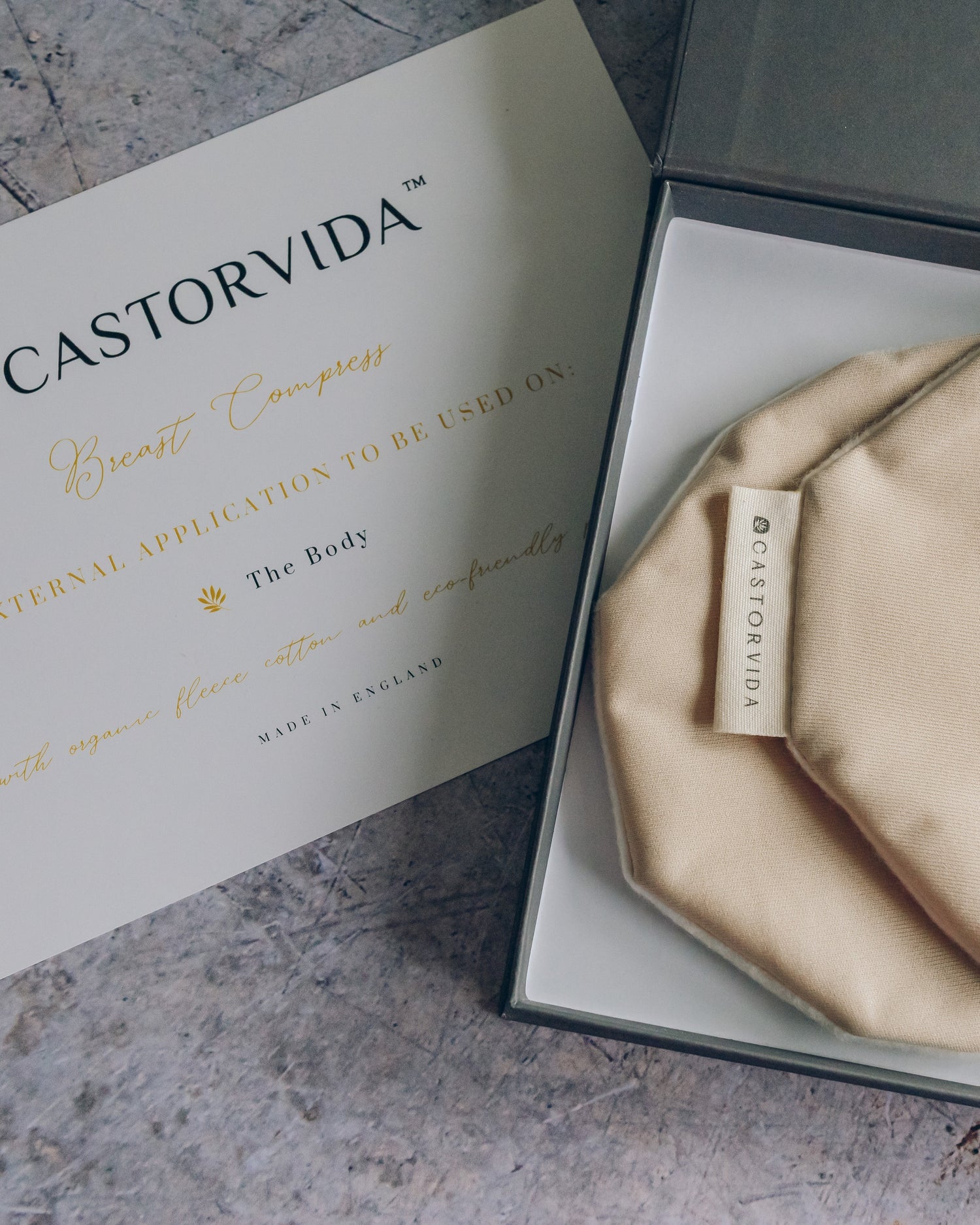 Compresses mammaires Castorluvie